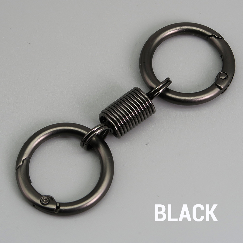 (🔥Last Day Promotion - 50% off)Nordic Retro Spring Double Ring Keychain