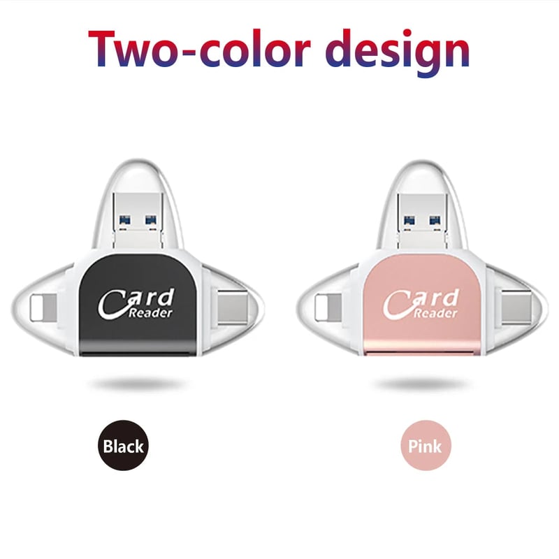 (🔥Last Day Promotion - 50% off)Multi-Port 4 in1 Universal SD TF Card Reader