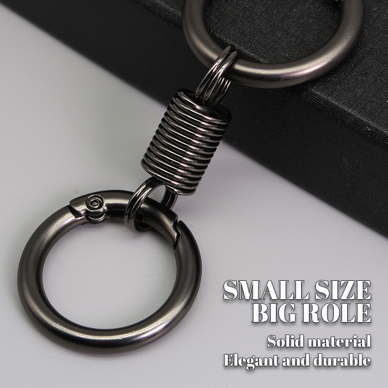 (🔥Last Day Promotion - 50% off)Nordic Retro Spring Double Ring Keychain