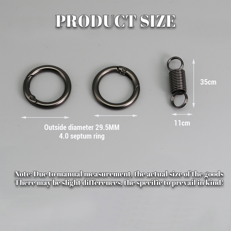 (🔥Last Day Promotion - 50% off)Nordic Retro Spring Double Ring Keychain